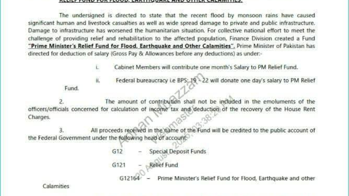 Deduction of salary FESCO / WAPDA NTDC DISCOs
